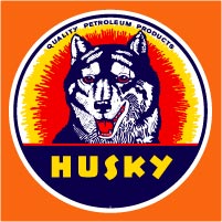 Husky Decal @ 12", $30.00 Each