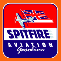Spitfire Aviation Square @ 12", $30.00 Each
