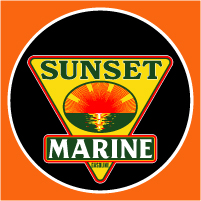 Sunset Marine (Black Bkg) @ 12", $30.00 Each